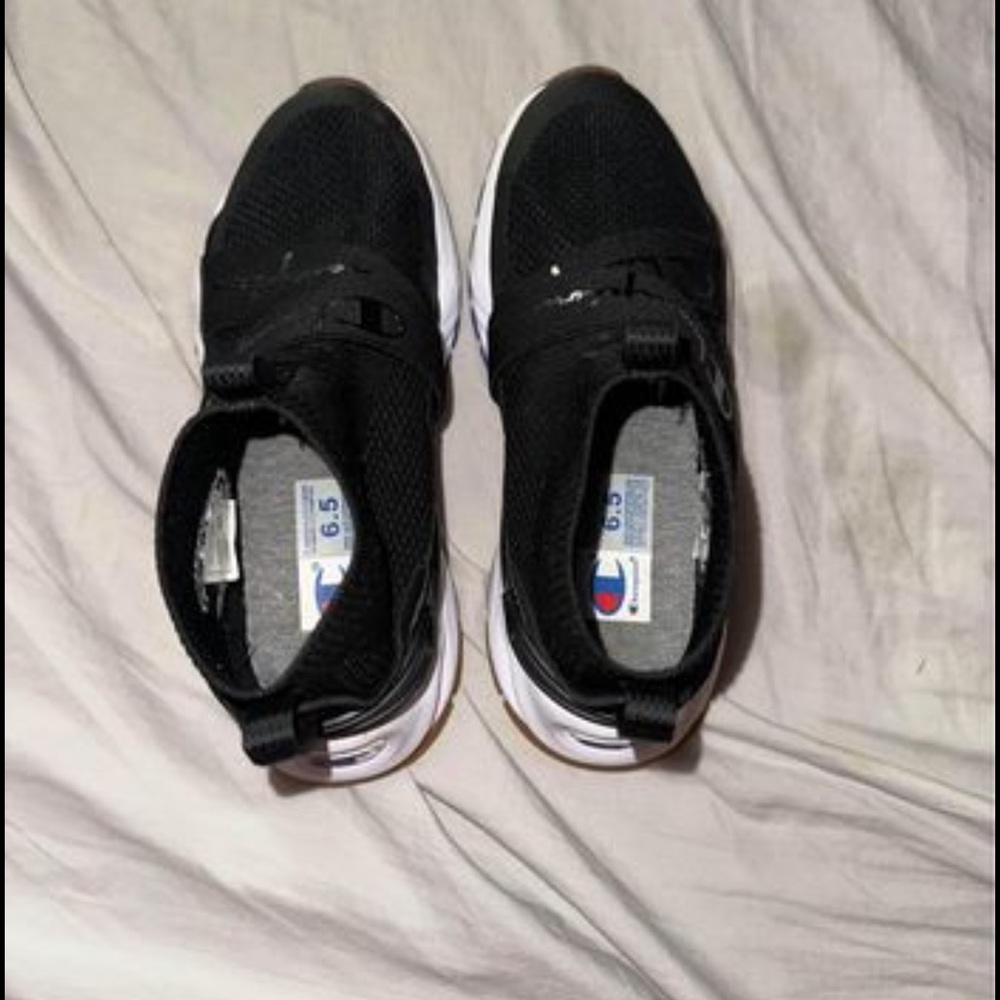 Womens black champion sneakers